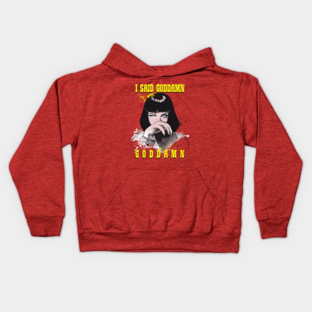 Goddamn Mia! Kids Hoodie by 7rancesca